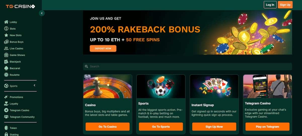 TG.Casino - De revolutie van het Telegram casino